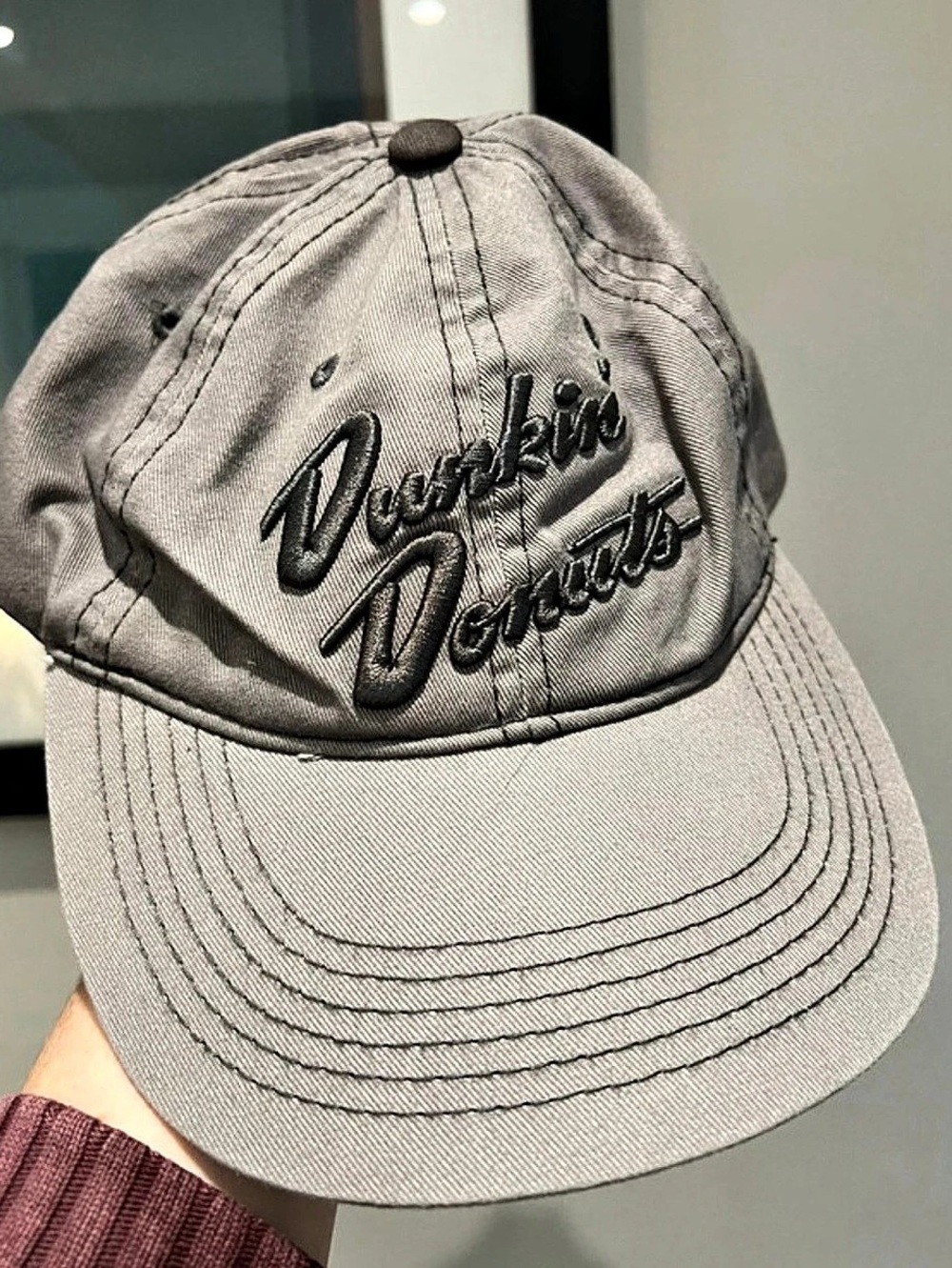 Vintage Dunkin' ' Donuts Gray Adjustable Cap